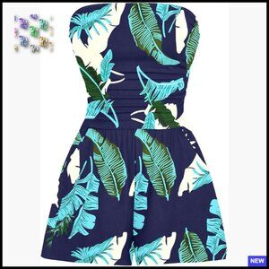 Strapless Romper Off Shoulder Jumpsuit Elegant Chic Summer Casual Beach Wear